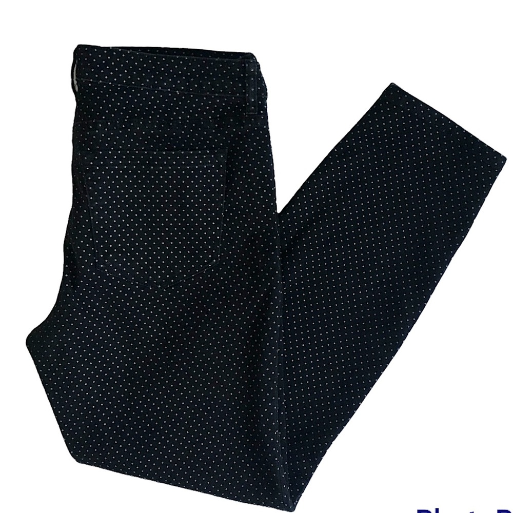 Andrea Jovine polka dot slim pants size 6